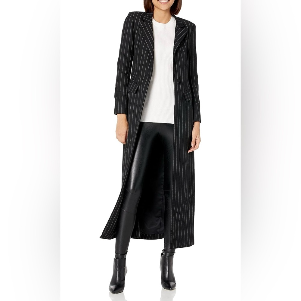 NWOT Sweet Baby Jamie Wool Blend Pinstripe Coat